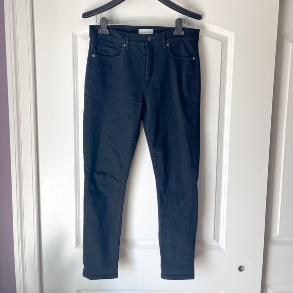 New without Tags - Loft Mid Rise - The Skinny Jeans - Black - Picture 7 of 8